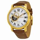 Seiko Classic Automatic White Dial Brown Leather Men's Watch SSA232K1