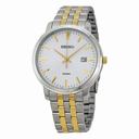 Seiko Classic Neo Silver Dial Two-tone Stainless Steel Men's Watch SUR111