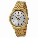 Seiko Classic Silver Dial Gold-tone Men's Watch SUR034