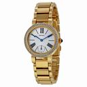 Seiko Conceptual Silver Dial Gold-plated Ladies Watch SRK028