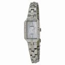 Seiko Core Solar Mother of Pearl Dial Diamond Stainless Steel Ladies Watch SUP233