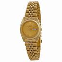 Seiko Day/Date Dress Gold Tone Ladies Watch SWZ058