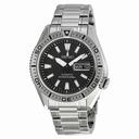Seiko Diver Black Dial Stainless Steel Men's Watch SRP491