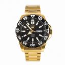 Seiko Divers Automatic Black Dial Gold-tone Men's Watch SRP490