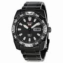 Seiko Divers Watch Black Dial Black PVD Stainless Steel Men's Watch SRP169K1