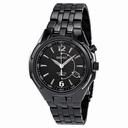 Seiko Kinetic Black Dial Black Ion-plated Men's Watch SKA517