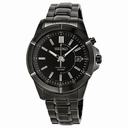 Seiko Kinetic Black Dial Stainless Steel Men's Watch SKA547