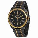 Seiko Kinetic Two-Tone TiCN-Plated Steel Men's Watch SKA366
