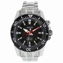 Seiko Kinetic Dive Black Dial Stainless Steel Men's Watch SKA511