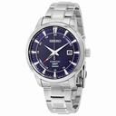 Seiko Kinetic GMT Blue Dial Stainless Steel Men's Watch SUN031