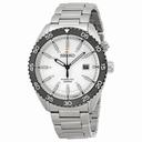 Seiko Kinetic White Dial Stainless Steel Men's Watch SKA615