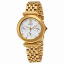 Seiko Multi-Function White Dial Gold-plated Ladies Watch SKY698
