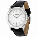 Seiko Neo Classic White Dial Stainless Steel Men's Watch SKP373
