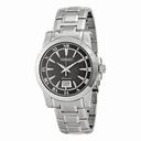 Seiko Premier Black Dial Stainless Steel Men's Watch SUR015
