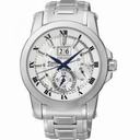 Seiko Premier Kinetic Perpetual Silver Dial Stainless Steel Men's Watch SNP091