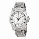 Seiko Premier Silver Dial Stainless Steel Men's Watch SUR013