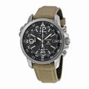 Seiko Prospex Black Dial Green Nylon Men's Watch SSC293