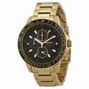Seiko Prospex Solar Black Dial Gold Tone Stainless Steel Men's Watch SSC008