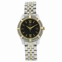 Seiko Quartz Crystal Bezel Black Dial Ladies Watch SXDE52