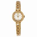 Seiko Silver Dial Gold-tone Stainless Steel Ladies Watch SXGN80