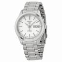 Seiko Silver Dial Stainless Steel Men's Watch SNKM41