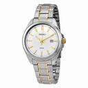 Seiko Silver Dial Two-tone Men's Watch Watch SUR063