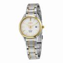 Seiko Silver Dial Two-tone Stainless Steel Quartz Ladies Watch SXDG20P1