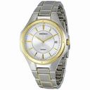 Seiko Silver Dial Two Tone Stainless Steel Men's Watch SGEF62