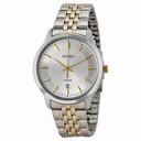 Seiko Silver Dial Two-tone Stainless Steel Men's Watch SUR033