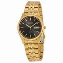 Seiko Solar Black Dial Men's Watch SNE044