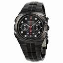 Seiko Solar Chronograph Black Dial Black PVD Men's Watch SSC091