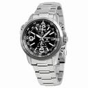 Seiko Solar Chronograph Compass Black Dial Men's Watch SSC075