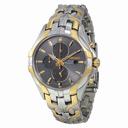 Seiko Solar Chronograph Grey Dial Two-tone Men's Watch SSC138