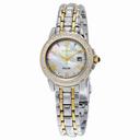 Seiko Solar Mother of Pearl Dial Two-tone Ladies Watch SUT170
