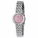 Seiko Solar Quartz Pink Dial Ladies Watch SUP021