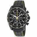 Seiko Sportura Chronograph Alarm Black Dial Men's Watch SNAE67