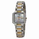 Seiko Tressia Solar Mother of Pearl Dial Diamond Two-tone Ladies Watch SUP239