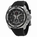 Seiko Velatura Chronograph Black Dial Black Rubber Men's Watch SNAA93P2