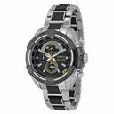 Seiko Velatura Chronograph Yachting Timer Black Dial Stainless Steel Men's Watch SPC147
