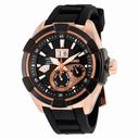 Seiko Velatura Kinetic Black Dial Back Rubber Men's Watch SNP104