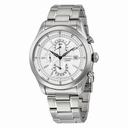 Seiko White Dial Chronograph Stainless Steel Men's Watch SPC163