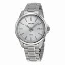Seiko White Dial Stainless Steel Quartz Men's Watch SUR151
