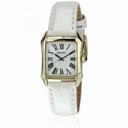 Seiko White Dial White Leather Ladies Watch SXGP24P1