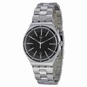 Swatch Irony Black Dial Stainless Steel Men's Watch YWS411G