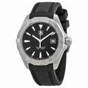 Tag Heuer Aquaracer Black Dial Black Rubber Men's Watch WAY1110.FT8021