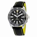 Tag Heuer Aquaracer Black Dial Textile Strap Automatic Men's Watch WAY211A.FC6362