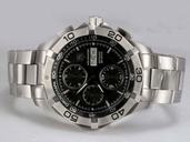TAG Heuer Aquaracer CAF2010.BA0815 Black Dial Stainless Steel Case Watch