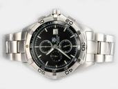 TAG Heuer Aquaracer CAF2010.BA0815 Mens 41mm Silver Stainless Steel Strap Watch