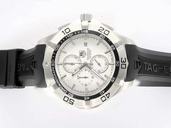 TAG Heuer Aquaracer CAF2010.FT8011 Automatic Chronograph 40mm White Dial Watch