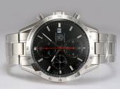 TAG Heuer Aquaracer CAF2110.BA0809 Silver Stainless Steel Strap 41mm Black Dial Watch